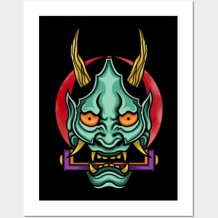 Hanya Mask In Japanese Culture Posters and Art